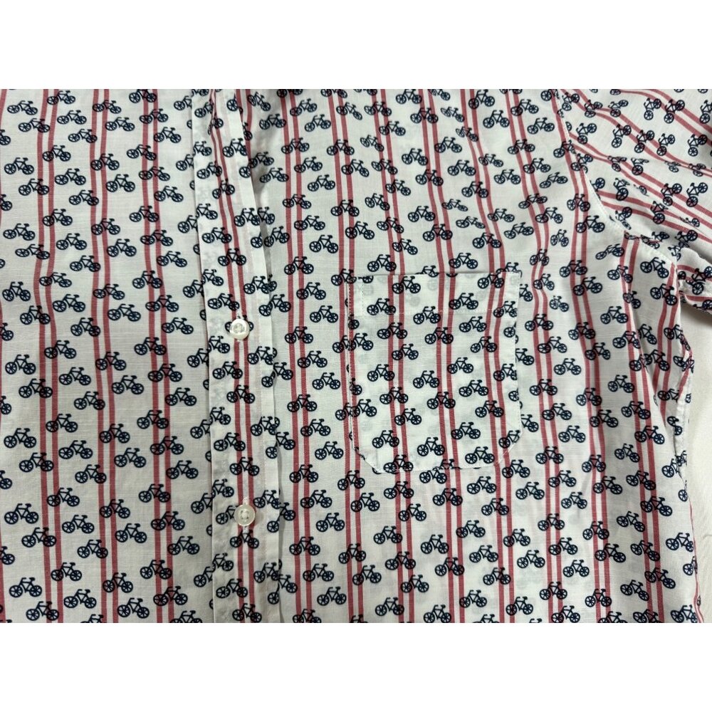Grayson The Hero Bicycle Print Button Up Shirt Si… - image 8